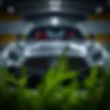 Sleek front view of the 2018 Mercedes-Benz GTS AMG highlighting its aggressive styling