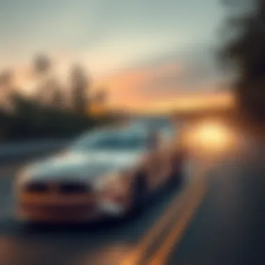 2019 Ford Mustang EcoBoost on the road demonstrating performance