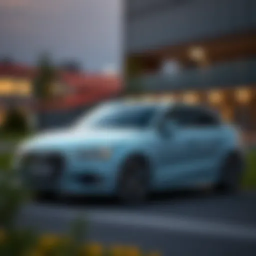 Sleek exterior profile of the 2020 Audi A3 Premium Plus