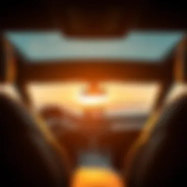 Luxurious interior showcasing advanced technology features