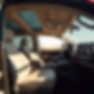 Advanced Interior Technology of the Tundra Interior layout highlighting advanced technology and comfort features