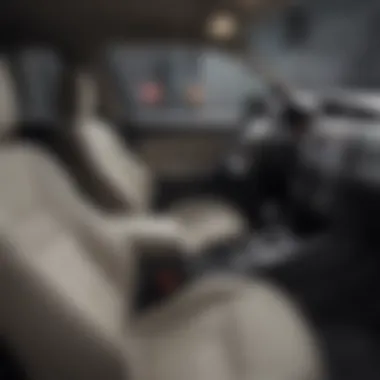 Interior view of the Toyota Matrix S illustrating its spacious and functional layout