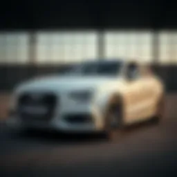 A detailed view of the A3 model showcasing its sleek design and aerodynamics.