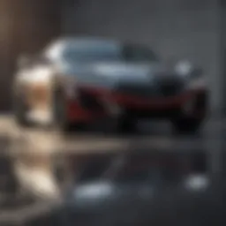 Acura R-Type front view showcasing its sleek design
