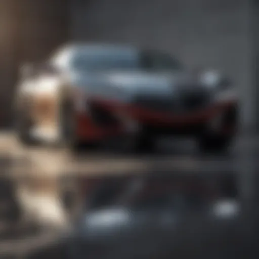 Acura R-Type front view showcasing its sleek design