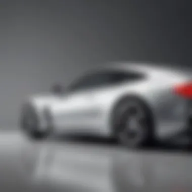 Aerodynamic Elegance of Acura R-Type Side profile of the Acura R-Type emphasizing its aerodynamic features