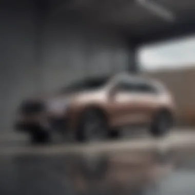 Sleek and Aerodynamic Design of the Acura RDX Elite Elegant exterior of the Acura RDX Elite showcasing its aerodynamic design.