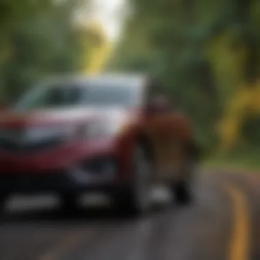 Safety Innovations of the Acura RDX Elite Safety features in action depicting the Acura RDX Elite's reliability.