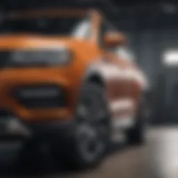 A sleek full-SUV model showcasing modern design elements