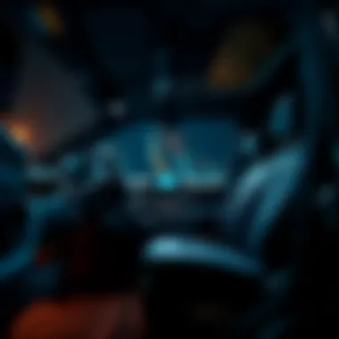 Luxurious Interior of the GLE43 AMG Interior of the 2016 GLE43 AMG highlighting high-tech features and luxury materials