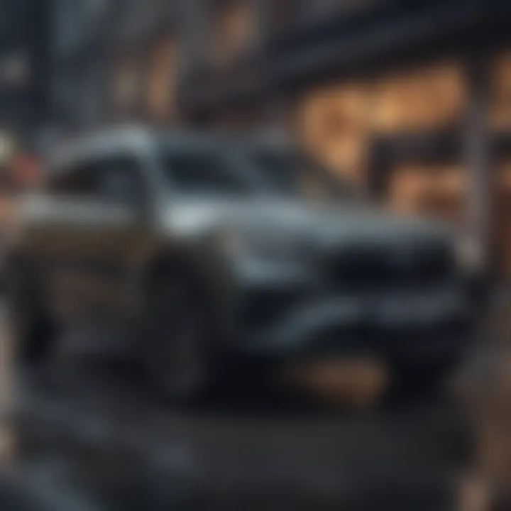 Visual representation of safety features in edge SUVs