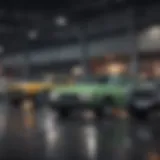 An array of used cars available for purchase