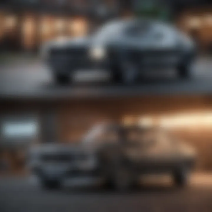 An infographic comparing selling methods for used cars