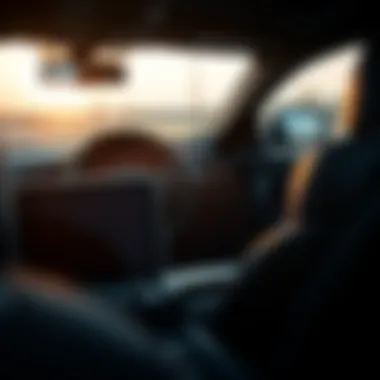 Interior showcasing advanced technology features