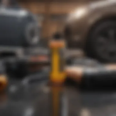 Essential Tools for Oil Change Essential tools for changing car oil including wrenches and an oil filter
