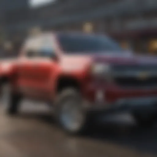 Chevrolet half ton diesel pickup showcasing sleek exterior design