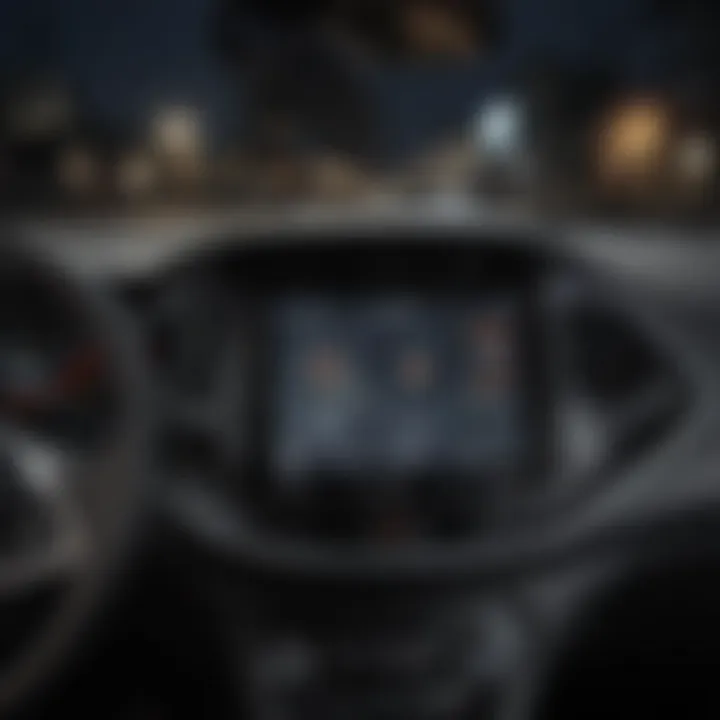 Dashboard displaying Chevy Bolt's software interface