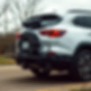 Comparison of different designs of hitch mounted cargo carriers