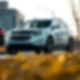 Sleek exterior design of the 2017 Chevrolet Equinox