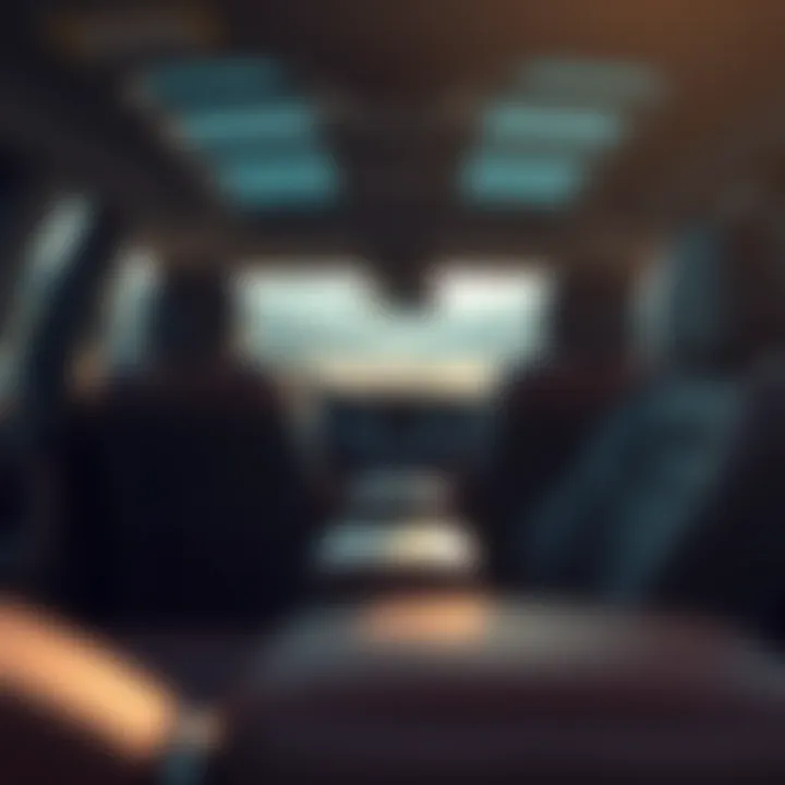 Interior view of the 2018 Volvo XC70 highlighting luxury and comfort