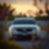 Sleek exterior view of the Cadillac Lyriq showcasing its modern design