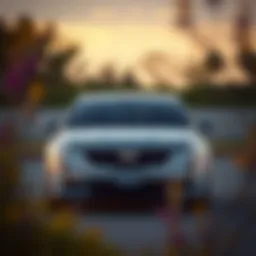 Sleek exterior view of the Cadillac Lyriq showcasing its modern design