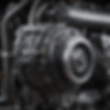 Powerful Diesel Engine of the 2018 Nissan Titan XD Close-up of the diesel engine of 2018 Nissan Titan XD