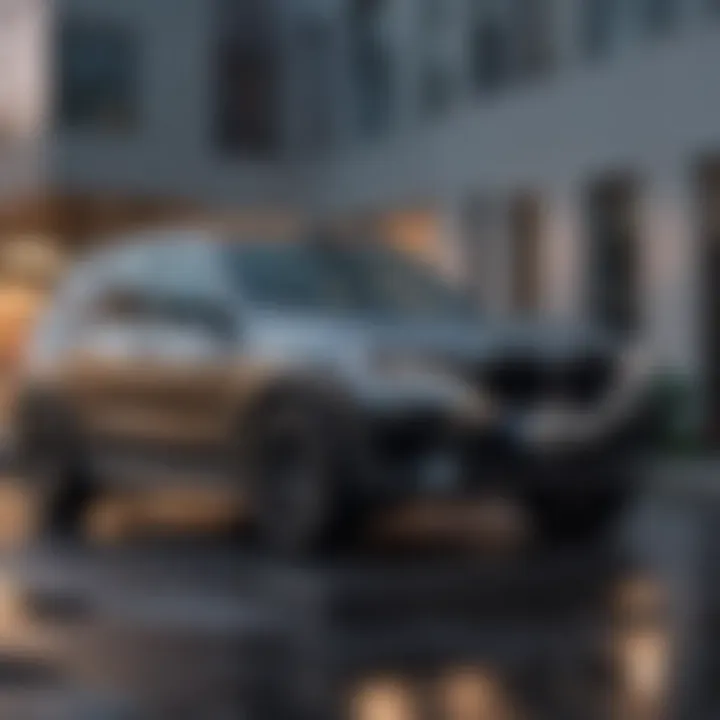 Elegant exterior design of the 2022 BMW X5 SUV