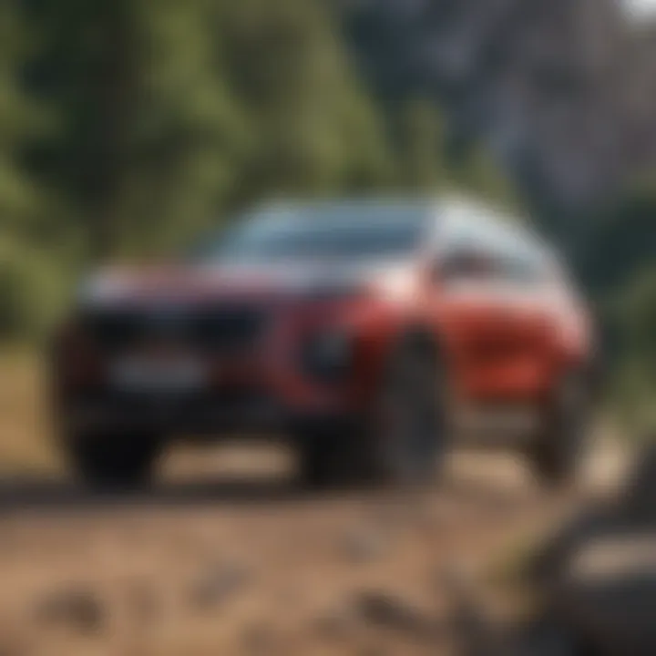 Kia Sportage AWD navigating through rugged terrain demonstrating its performance capabilities