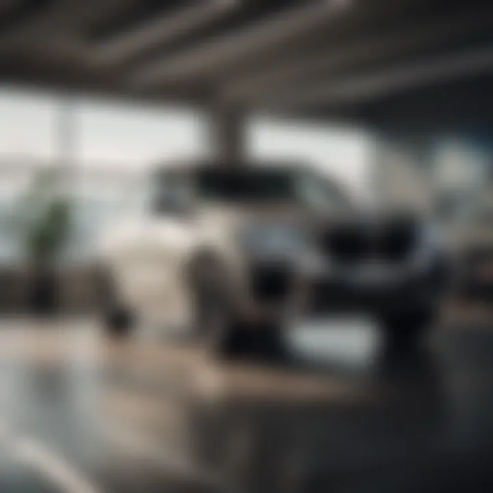 Luxurious interior showcasing advanced technology in the 2022 BMW X5