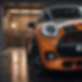Sleek exterior design of the Mini Cooper RS highlighting its modern aesthetics.