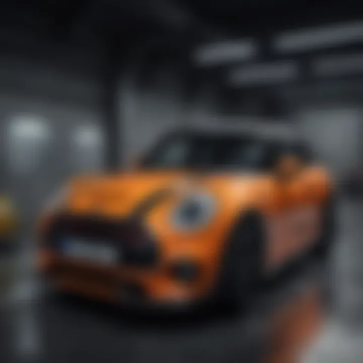 Interior layout showcasing advanced technology and comfort in the Mini Cooper RS.