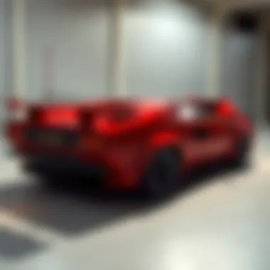 Aerodynamic Design of the Countach Side profile of the 1983 Lamborghini Countach demonstrating aerodynamic design