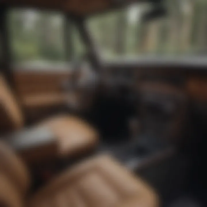 Interior view showcasing modern features of Jeep Wagoneer