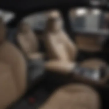 Interior view of the 2022 Genesis GV80 highlighting luxury materials and advanced technology.