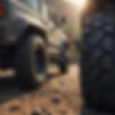 Durable Performance on Various Landscapes All-terrain truck tire on rugged terrain