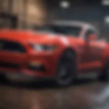 Soundproofing Enhancements in Mustang GT Detailed view of soundproofing materials in Mustang GT