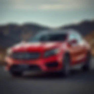 Comparison chart of the 2016 Mercedes-Benz GLA250 4MATIC and its competitors