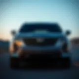 Sleek Exterior Design of the 2022 Cadillac XT6 2022 Cadillac XT6 exterior view showcasing its sleek design