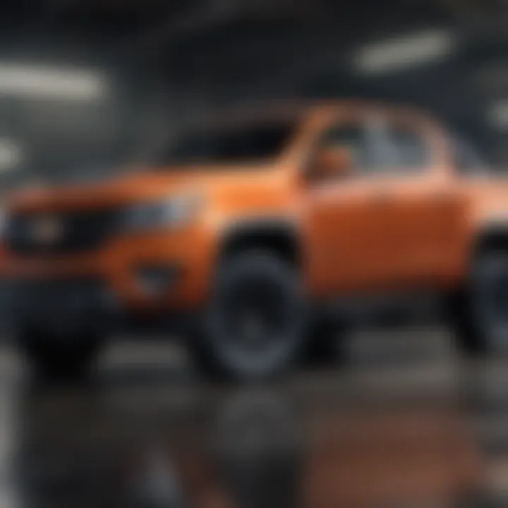 Engine specifications and layout of the Chevy Colorado Full Size