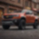 Exterior design of the Chevy Colorado Full Size showcasing its robust build