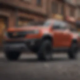 Exterior design of the Chevy Colorado Full Size showcasing its robust build