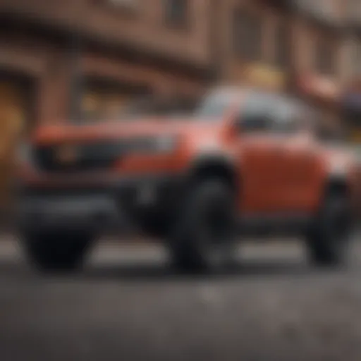 Exterior design of the Chevy Colorado Full Size showcasing its robust build