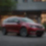 Exterior view of the 2020 Chrysler Pacifica showcasing its sleek design