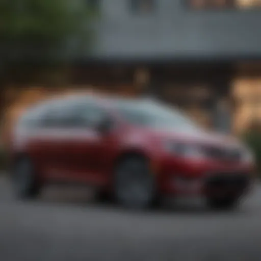 Exterior view of the 2020 Chrysler Pacifica showcasing its sleek design