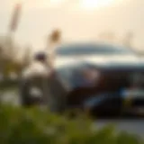 Innovative all-electric Mercedes-Benz model showcasing sleek design