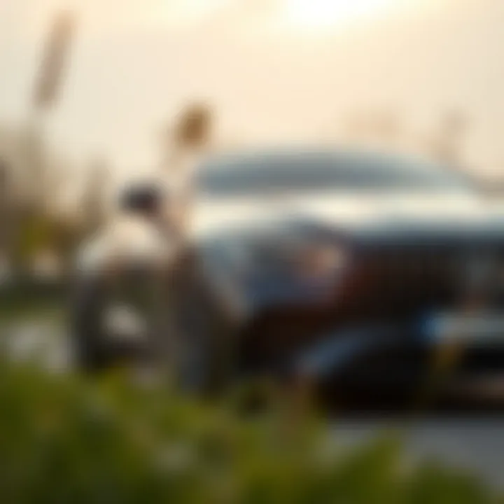 Innovative all-electric Mercedes-Benz model showcasing sleek design