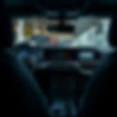 Innovative Dashboard Technology in Chrysler Grand Voyager Dashboard displaying advanced technology and infotainment system