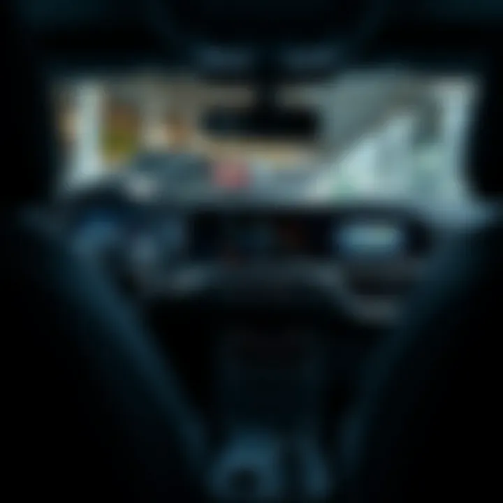 Innovative Dashboard Technology in Chrysler Grand Voyager Dashboard displaying advanced technology and infotainment system