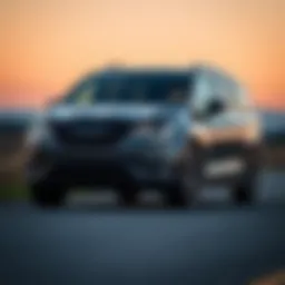 Exterior view showcasing the sleek design of the Chrysler Grand Voyager